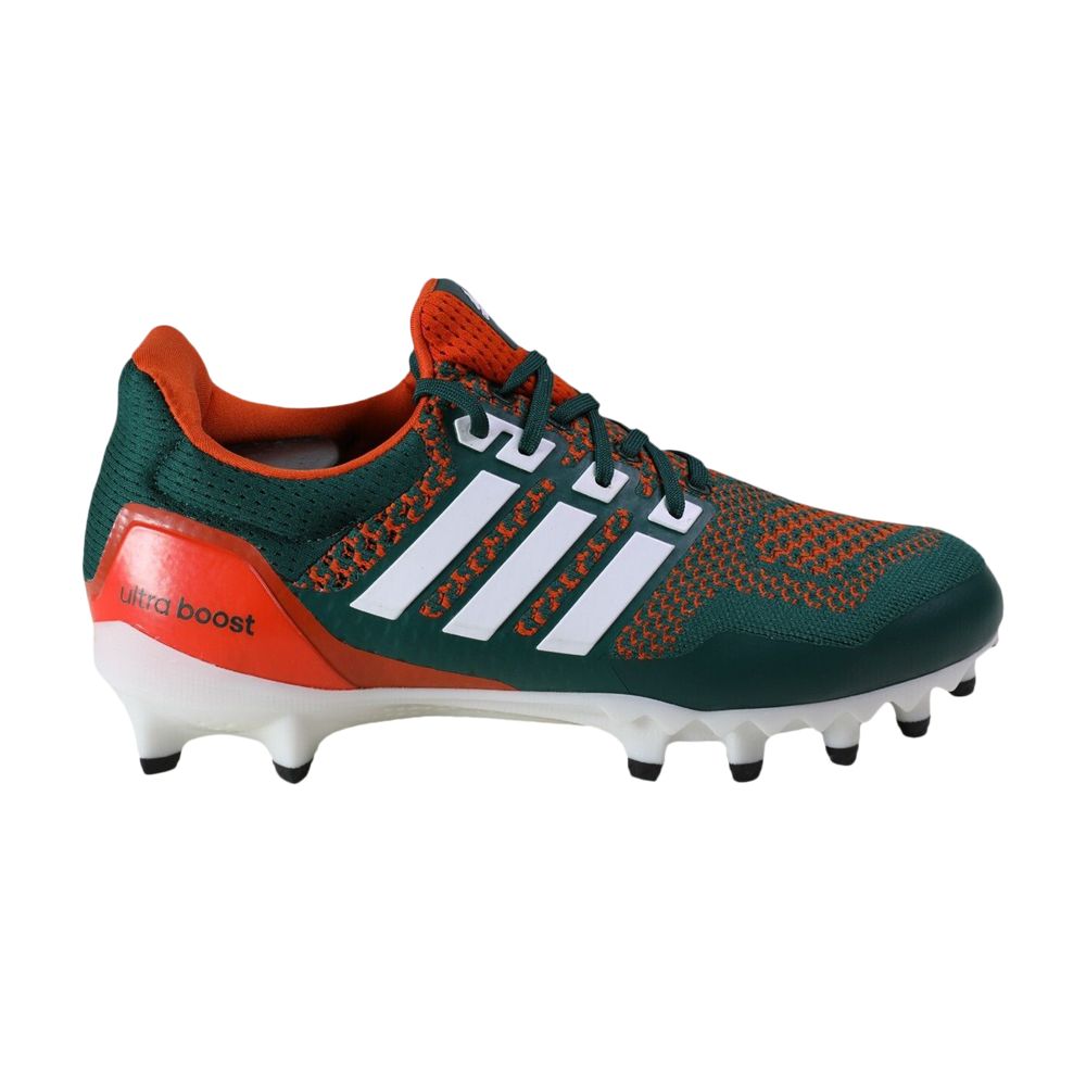 adidas UltraBoost Cleat 'Miami Hurricanes' PE | Green | Men's Size 16 - GX8555
