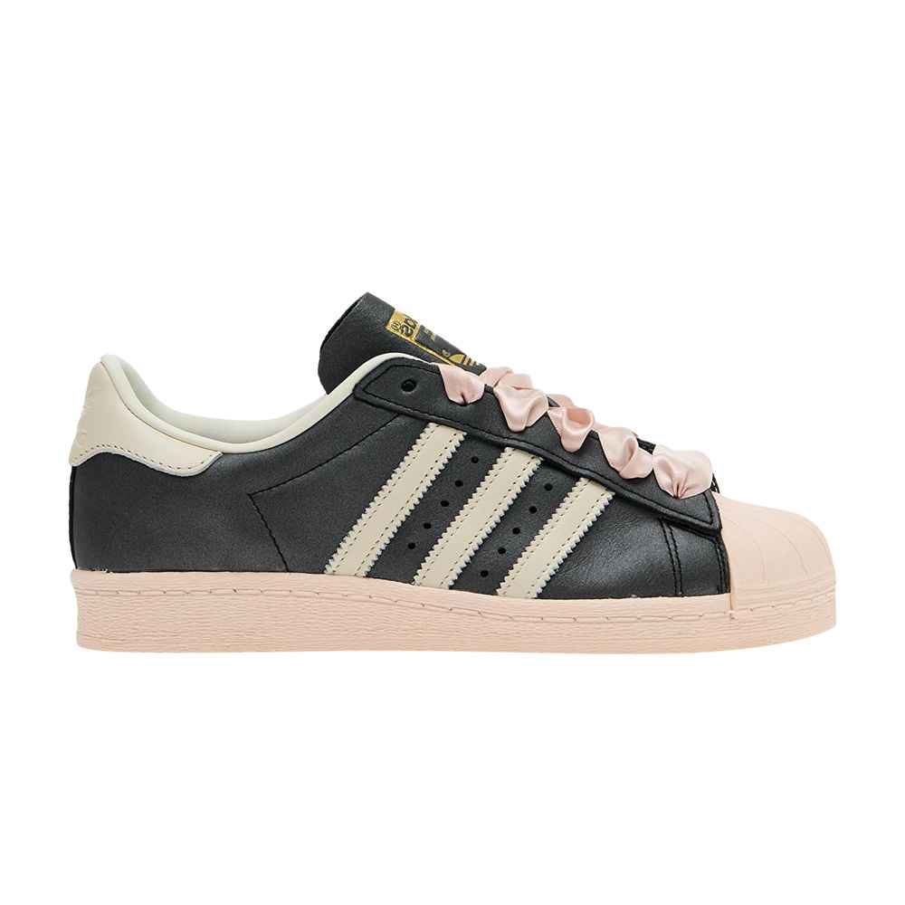 adidas Wmns Superstar 82 'Black Pink Ribbon Laces' | Women's Size 5