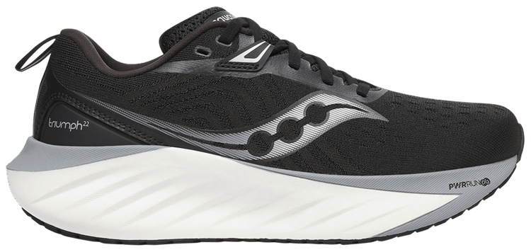 Saucony Wmns Triumph 22 Wide Black White