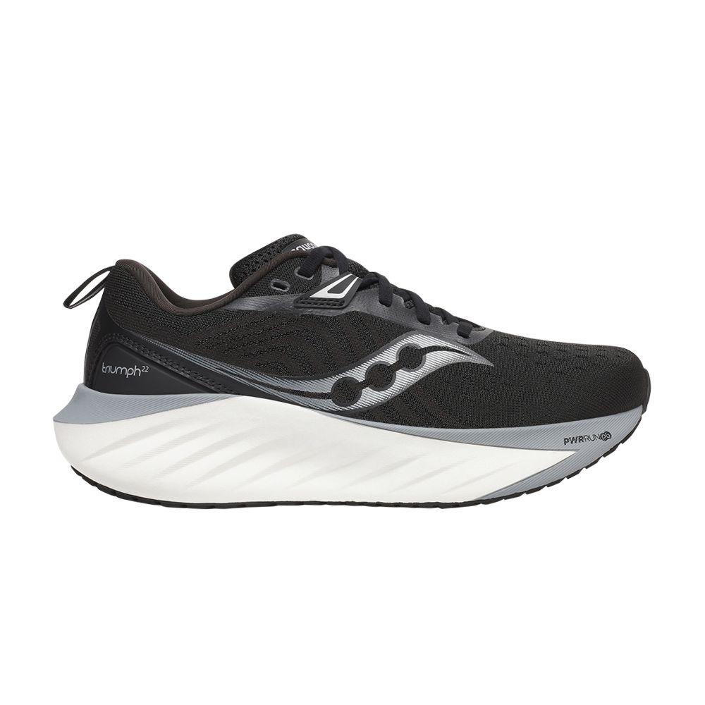 Pre-owned Saucony Wmns Triumph 22 Wide 'black White'