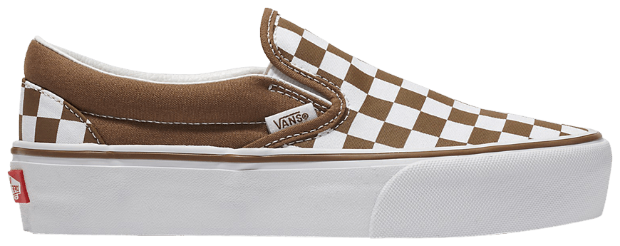 slip on vans platform