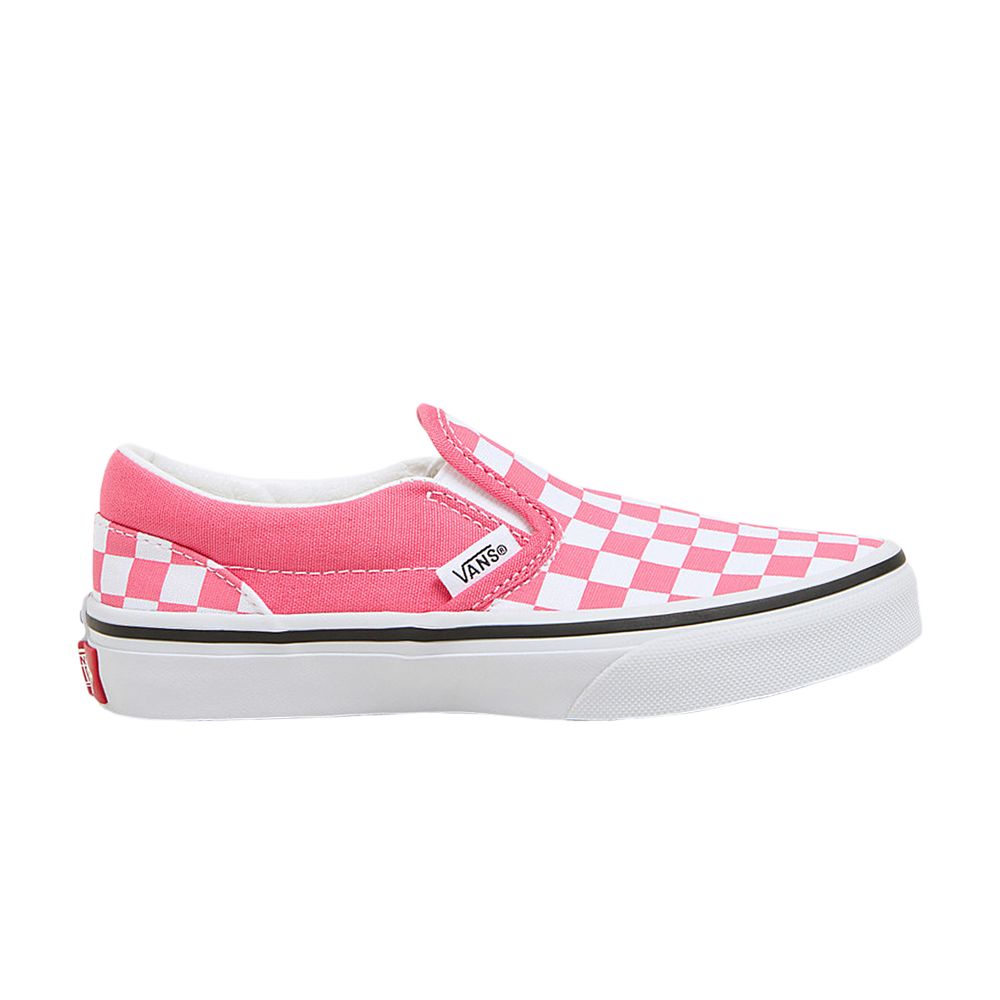 Pre-owned Vans Classic Slip-on Kids 'checkerboard - Honeysuckle' | Pink | Kid's Size 13