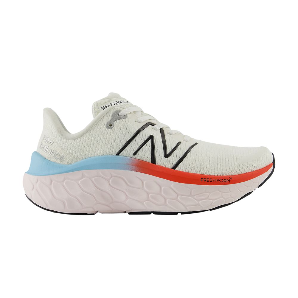 New Balance Wmns Fresh Foam X Kaiha Road 'Sea Salt Black Blast Red' | Cream | Women's Size 8