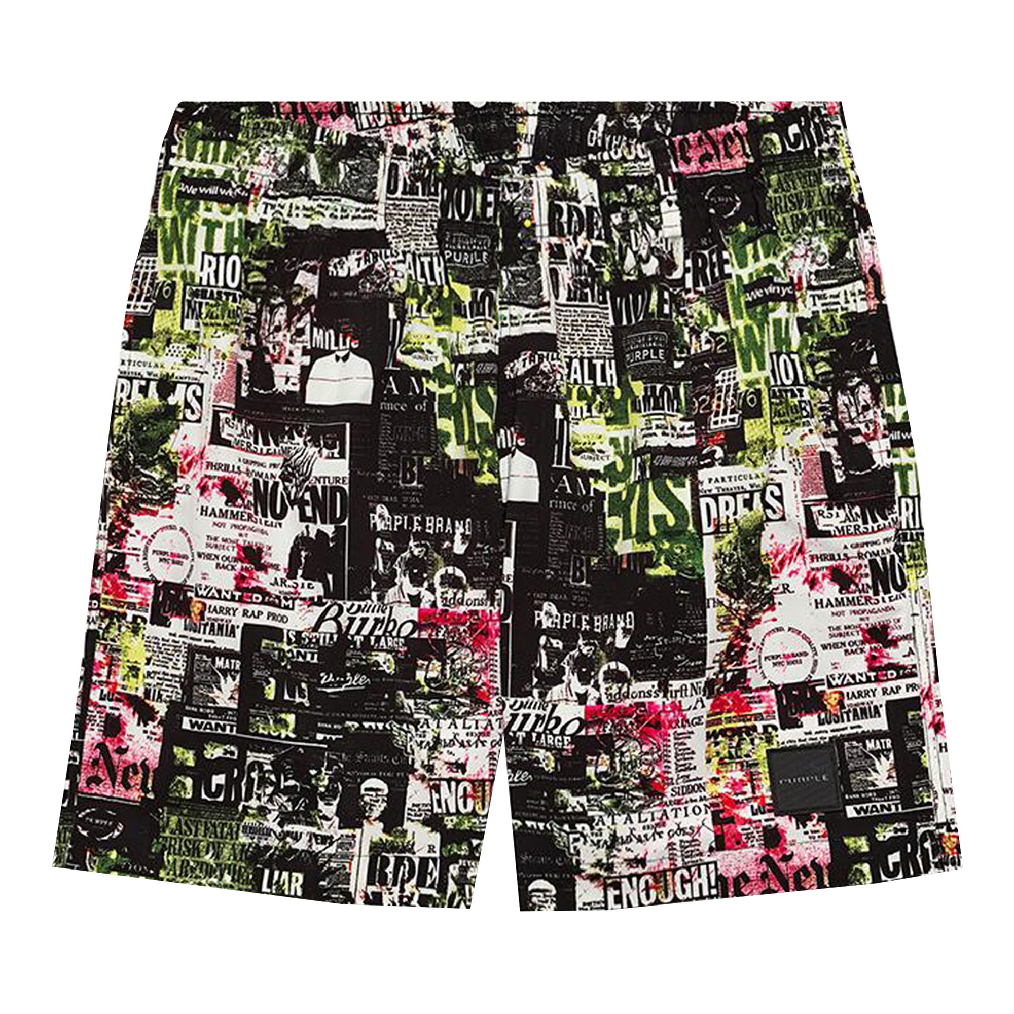 Pre-owned Purple Brand All Round Shorts 'print' | Multi-color | Men's Size Xxl