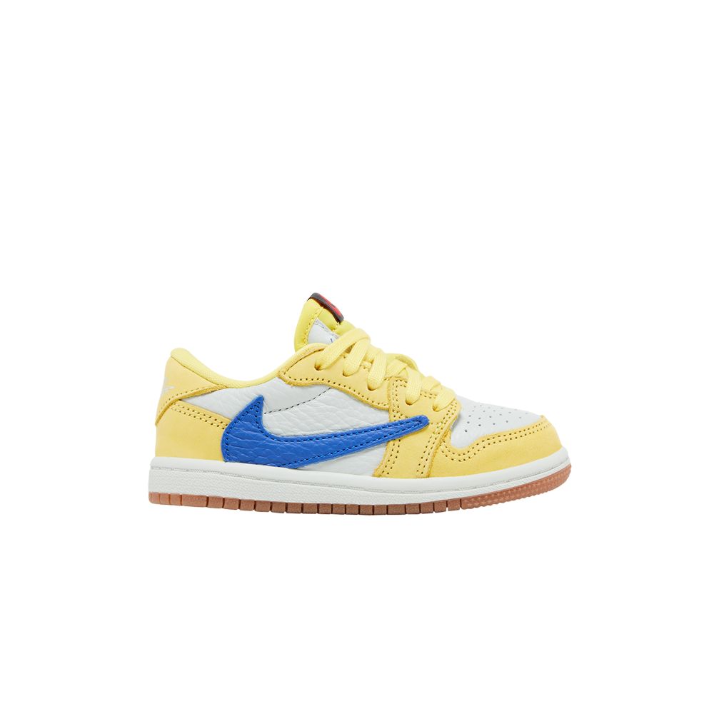 Pre-owned Air Jordan Travis Scott X 1 Retro Low Og Sp Td 'canary' | Yellow | Infant Size 7