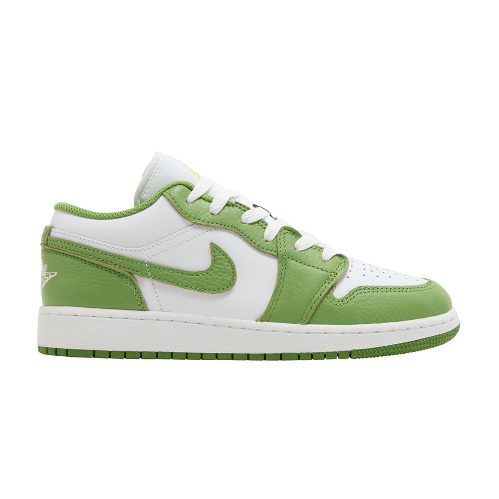 Pre-owned Air Jordan 1 Low Gs 'chlorophyll' | Green | Kid's Size 5