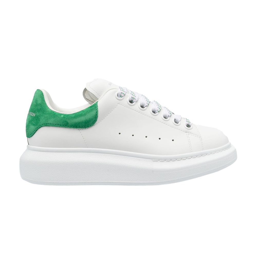 Pre-owned Alexander Mcqueen Wmns Oversized Sneaker 'white Bright Green' | Women's Size 35
