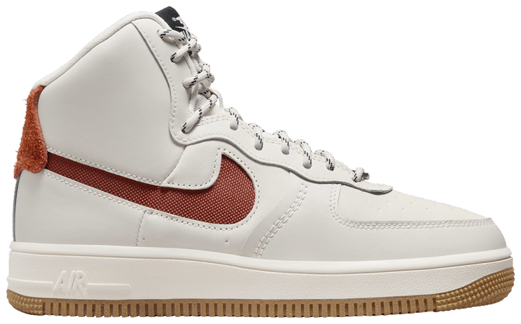 Nike Wmns Air Force 1 High Sculpt Phantom Rugged Orange