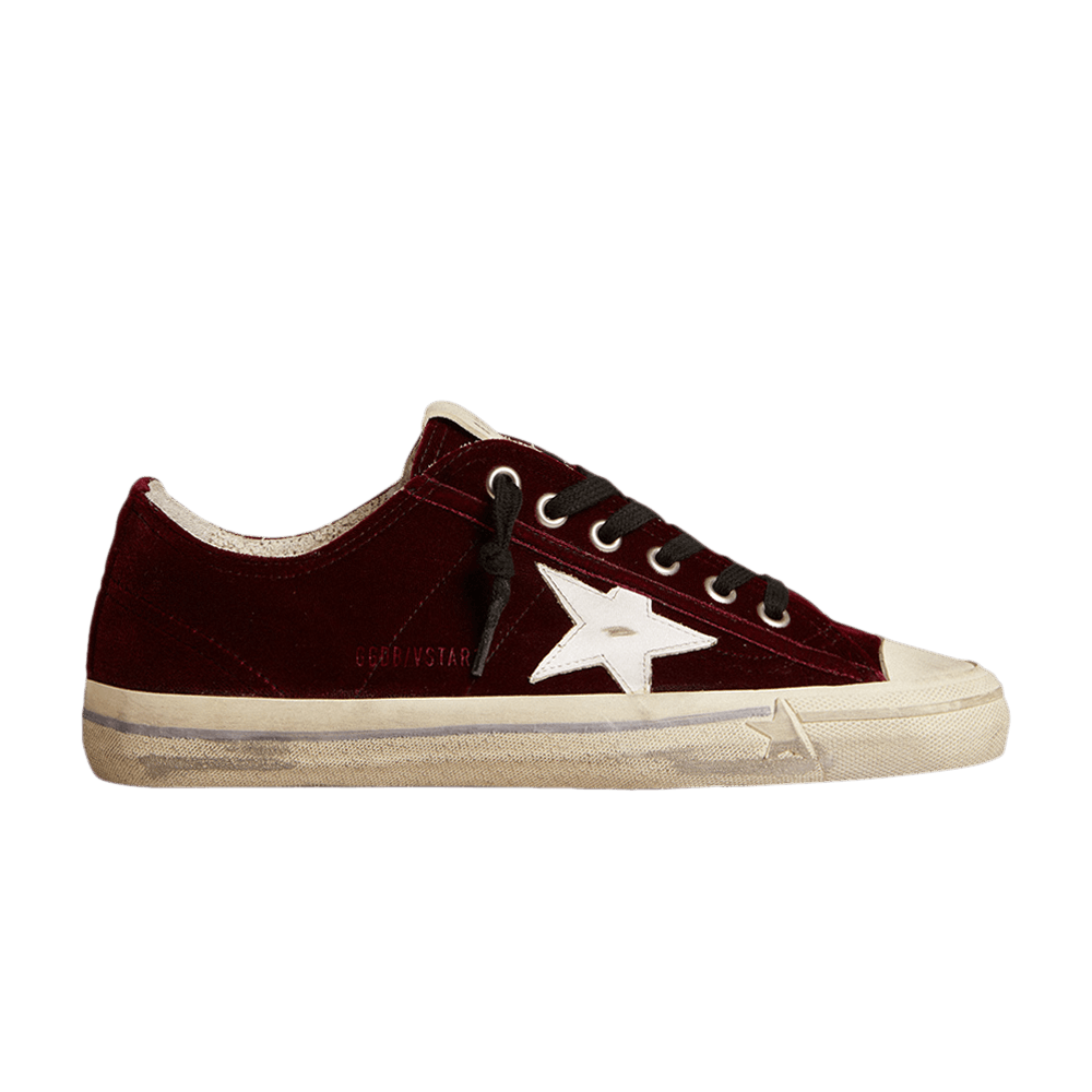 golden goose burgundy velvet