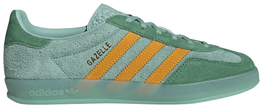 Buy Wmns Gazelle Indoor 'Hazy Green Crew Yellow' - IG6783 | GOAT