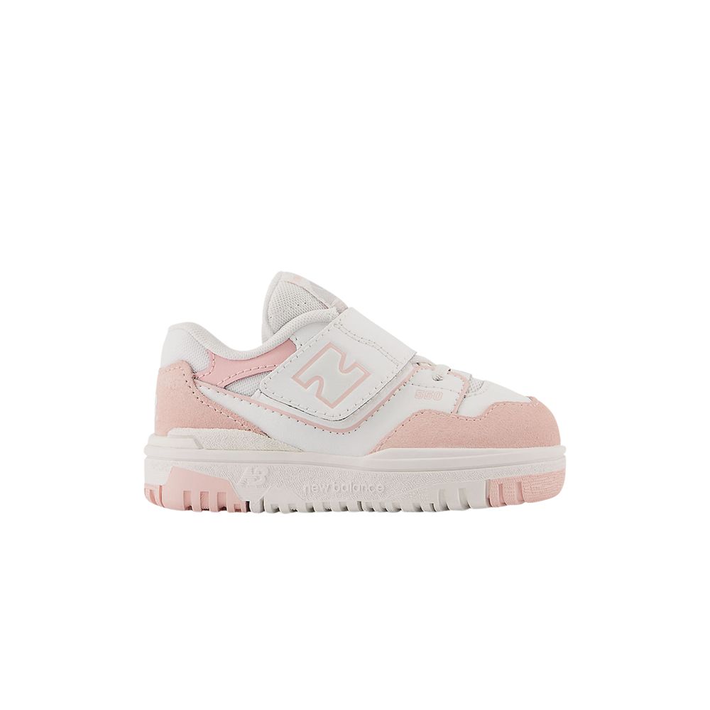 New Balance 550 Bungee Lace Top Strap Toddler 'White Pink Haze' | Infant Size 7