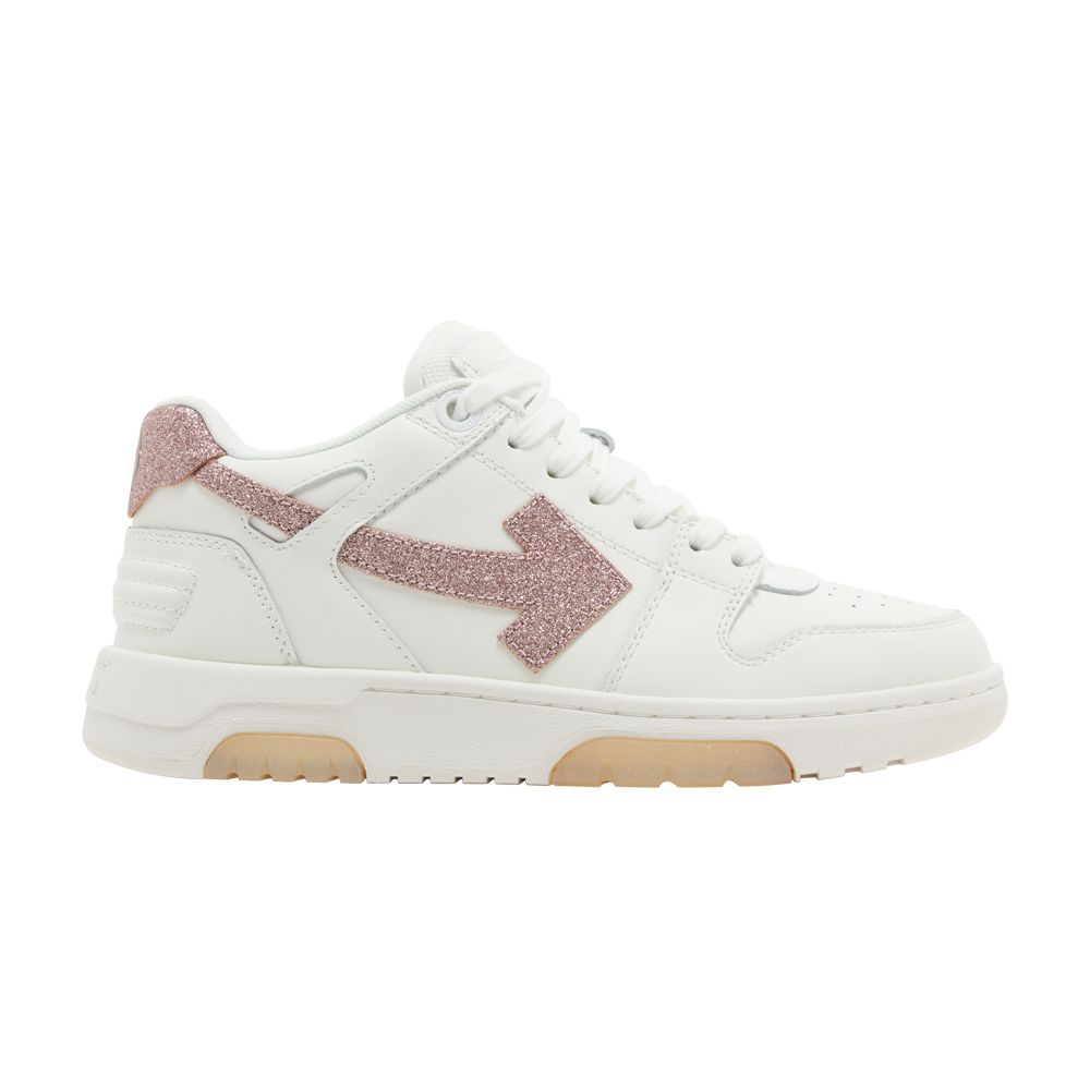 Pre-owned Off-white Wmns Out Of Office 'white Pink Glitter' | Women's Size 40