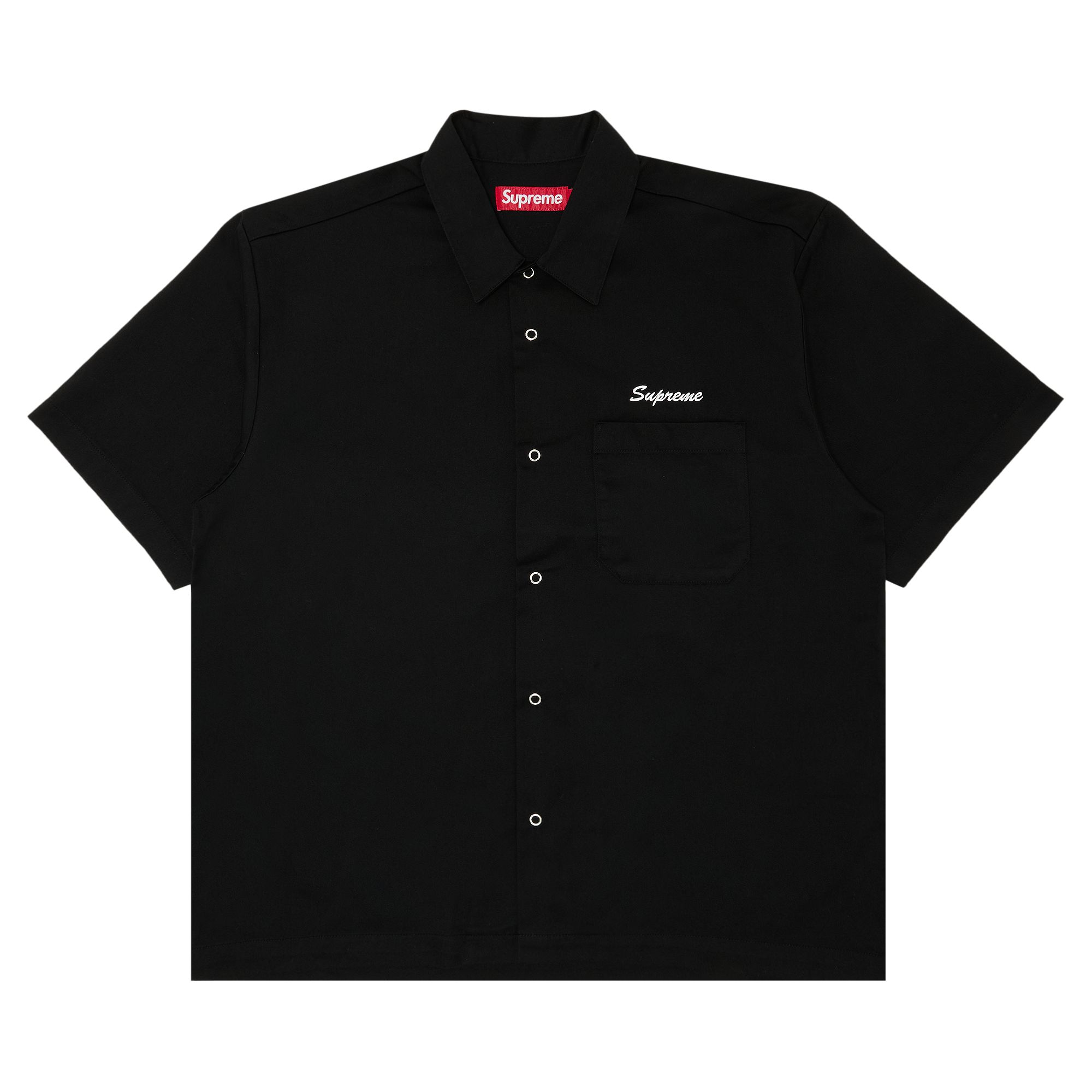 SUPREME SUPREME MARGARET KEANE TEARDROP SHORT-SLEEVE WORK SHIRT 'BLACK'