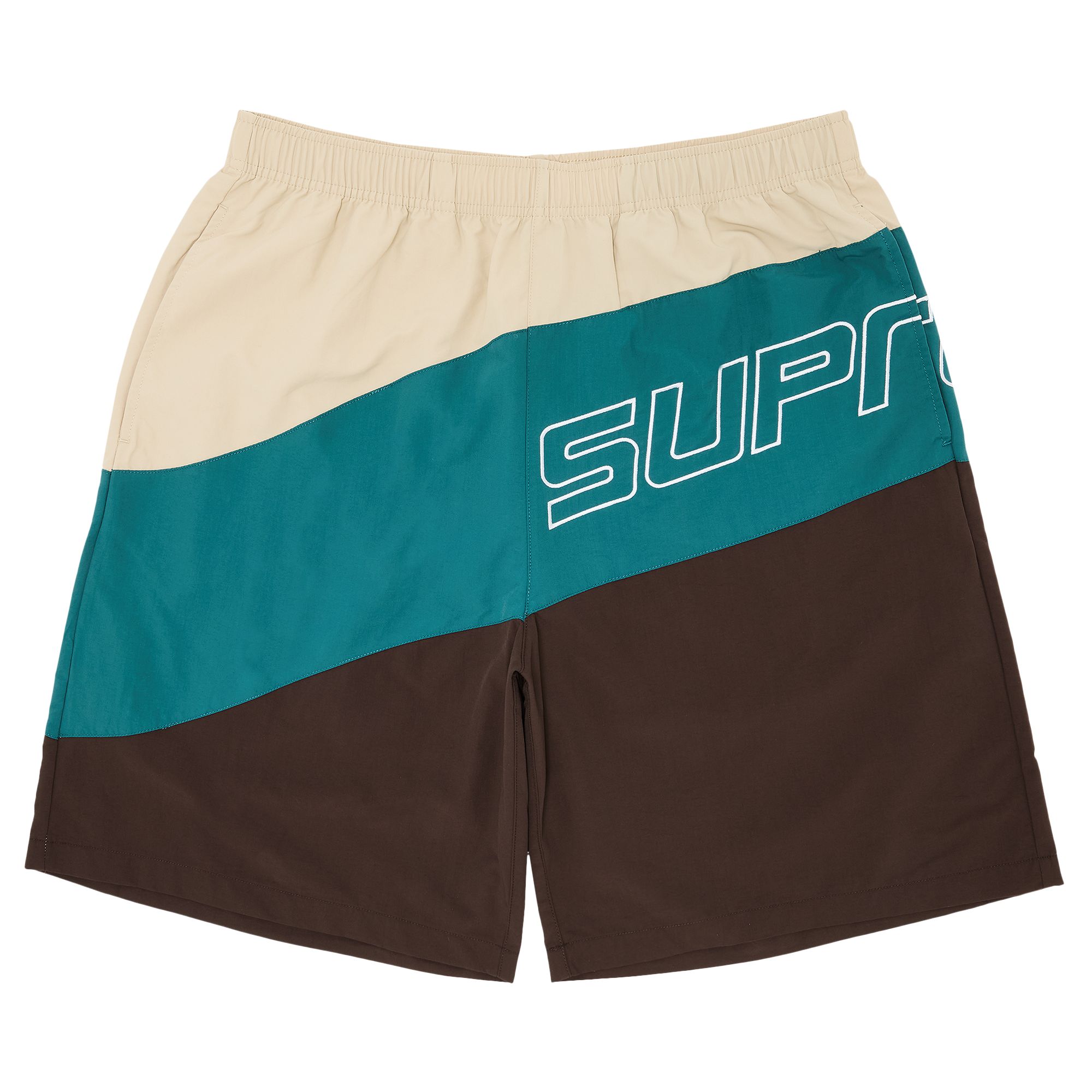 Supreme Curve Nylon Short 'Brown' | Men's Size M