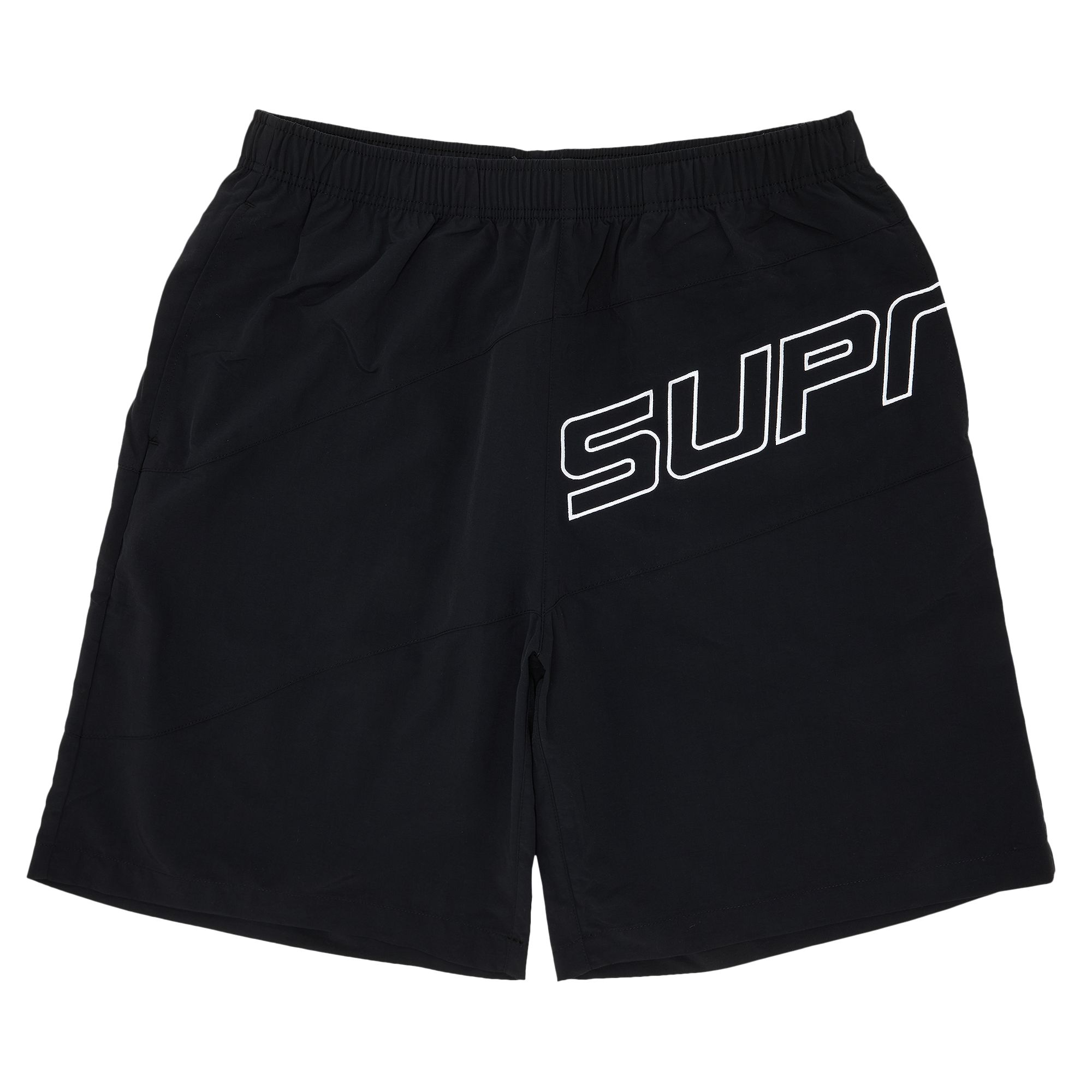 SUPREME SUPREME CURVE NYLON SHORT 'BLACK'