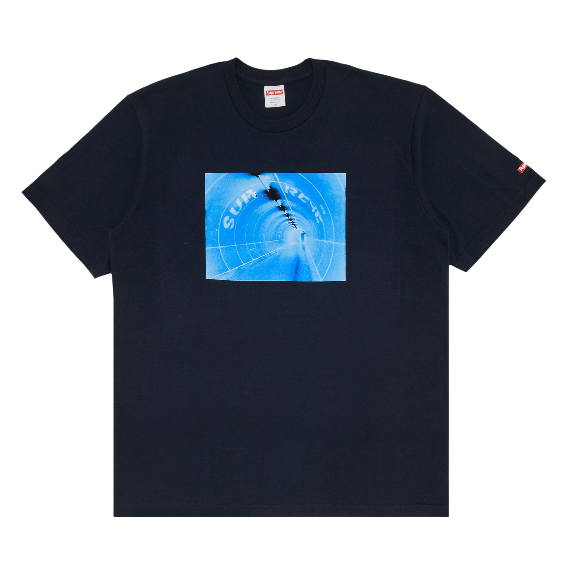 SUPREME SUPREME TUNNEL TEE 'NAVY'