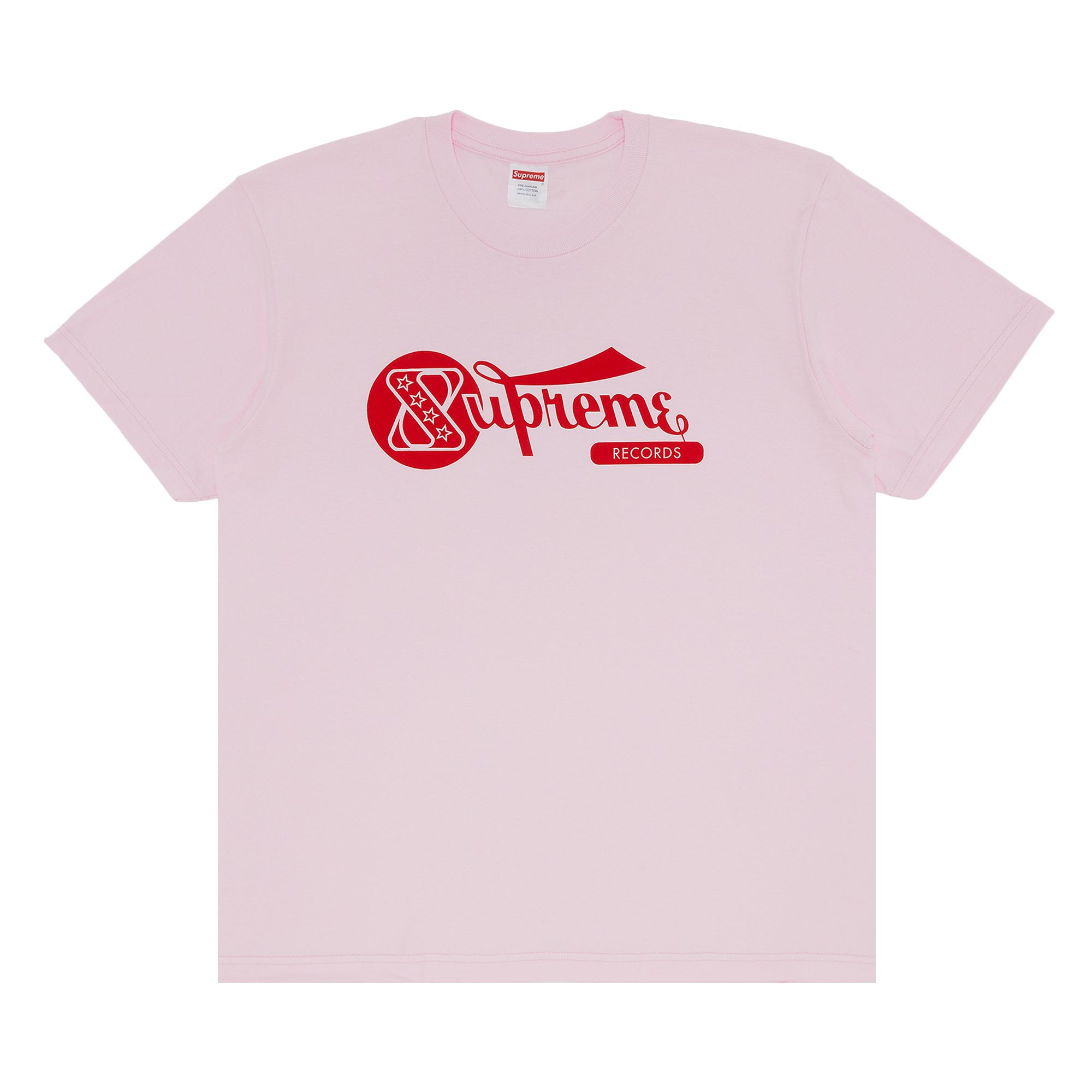 Supreme Records Tee 'Light Pink' | Men's Size S