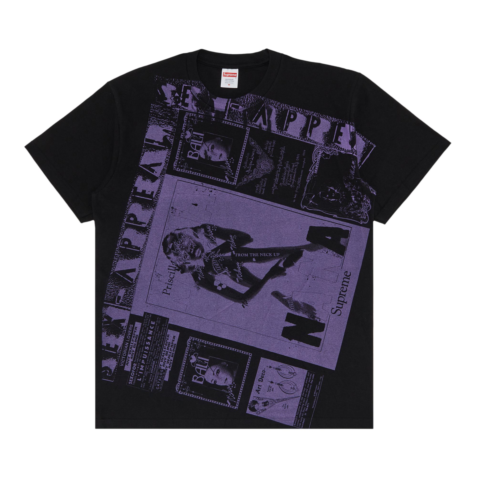 Supreme Collage Tee 'Black' | Men's Size 2XL