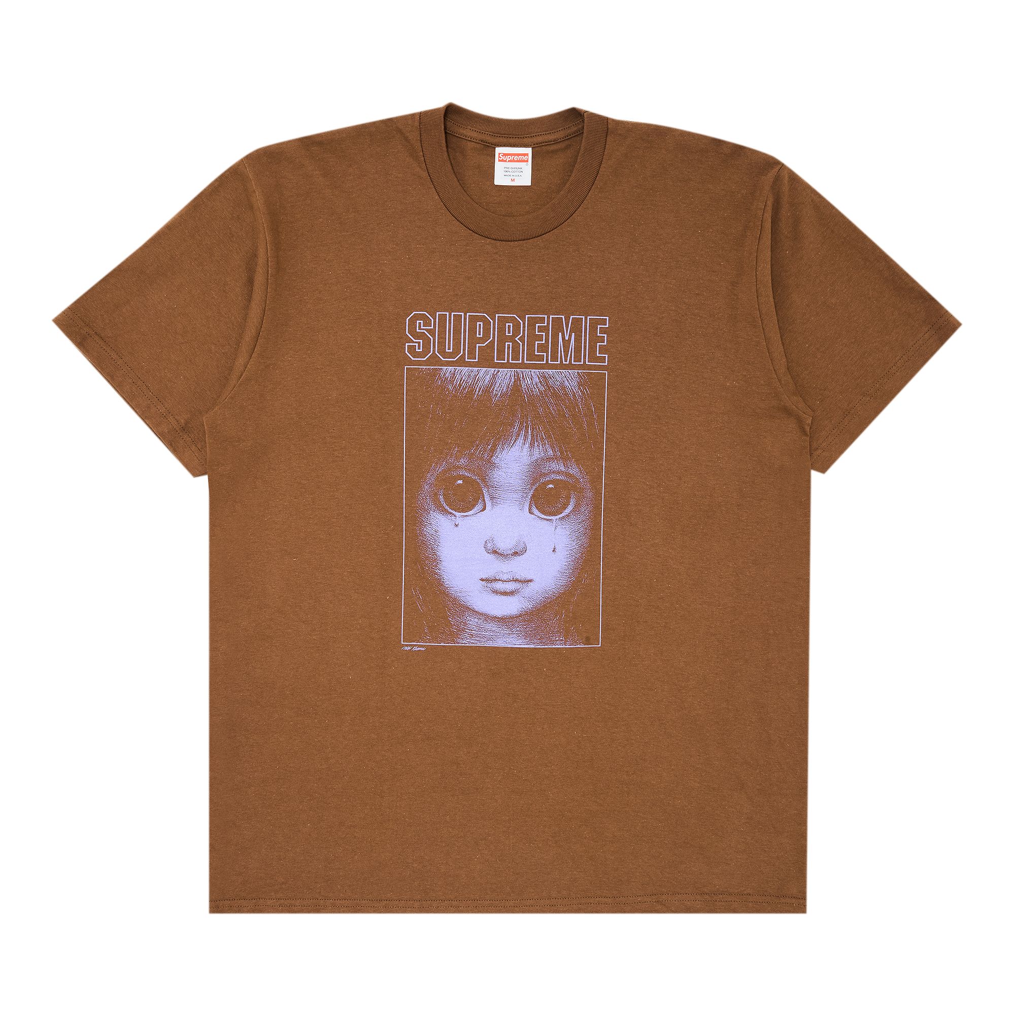 Pre-owned Supreme Margaret Keane Teardrop Tee 'brown'