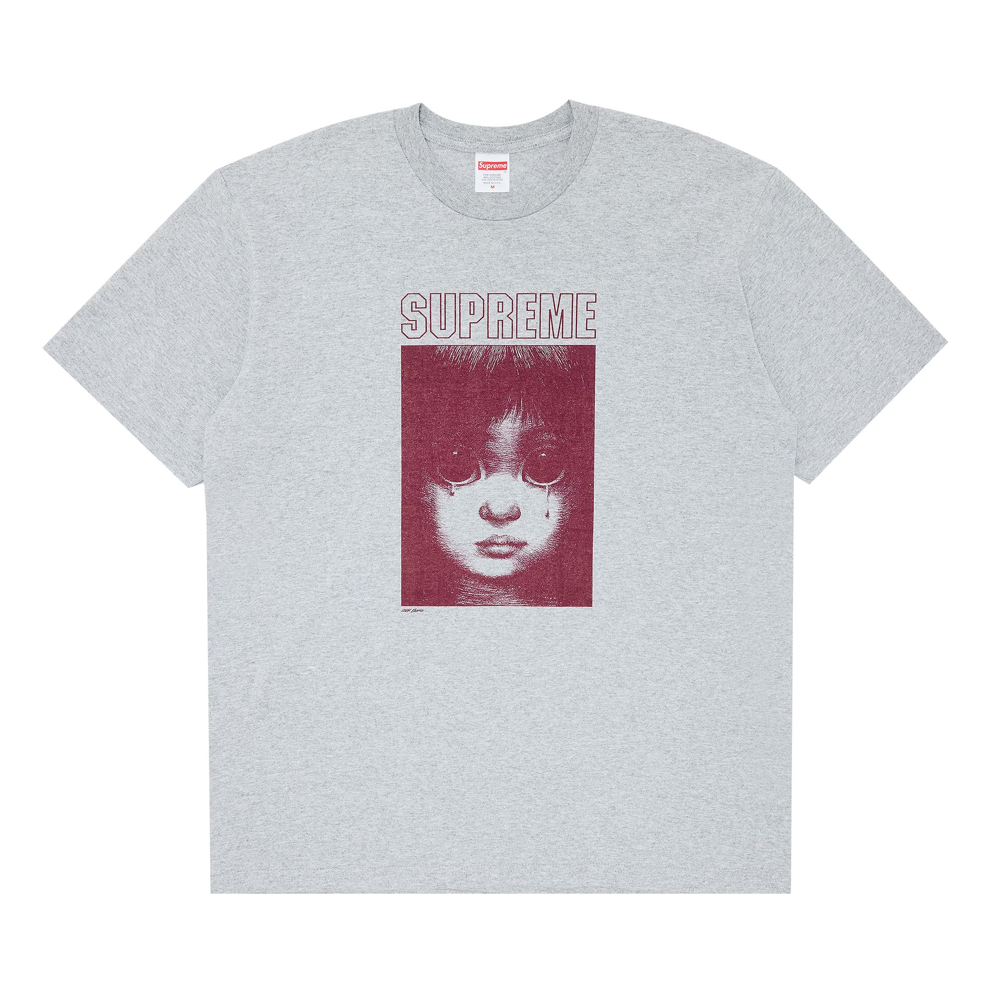 SUPREME SUPREME MARGARET KEANE TEARDROP TEE 'HEATHER GREY'