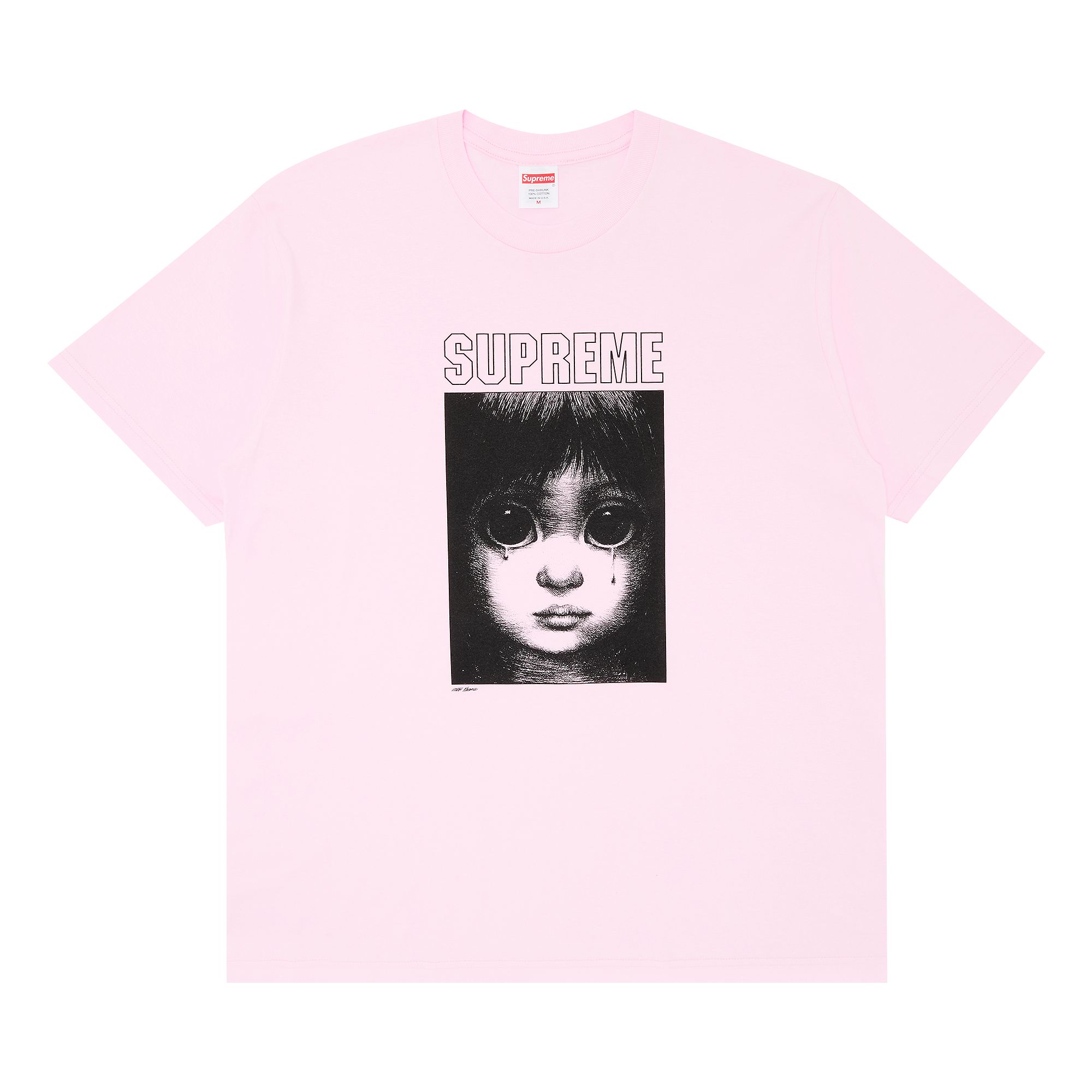 SUPREME SUPREME MARGARET KEANE TEARDROP TEE 'LIGHT PINK'