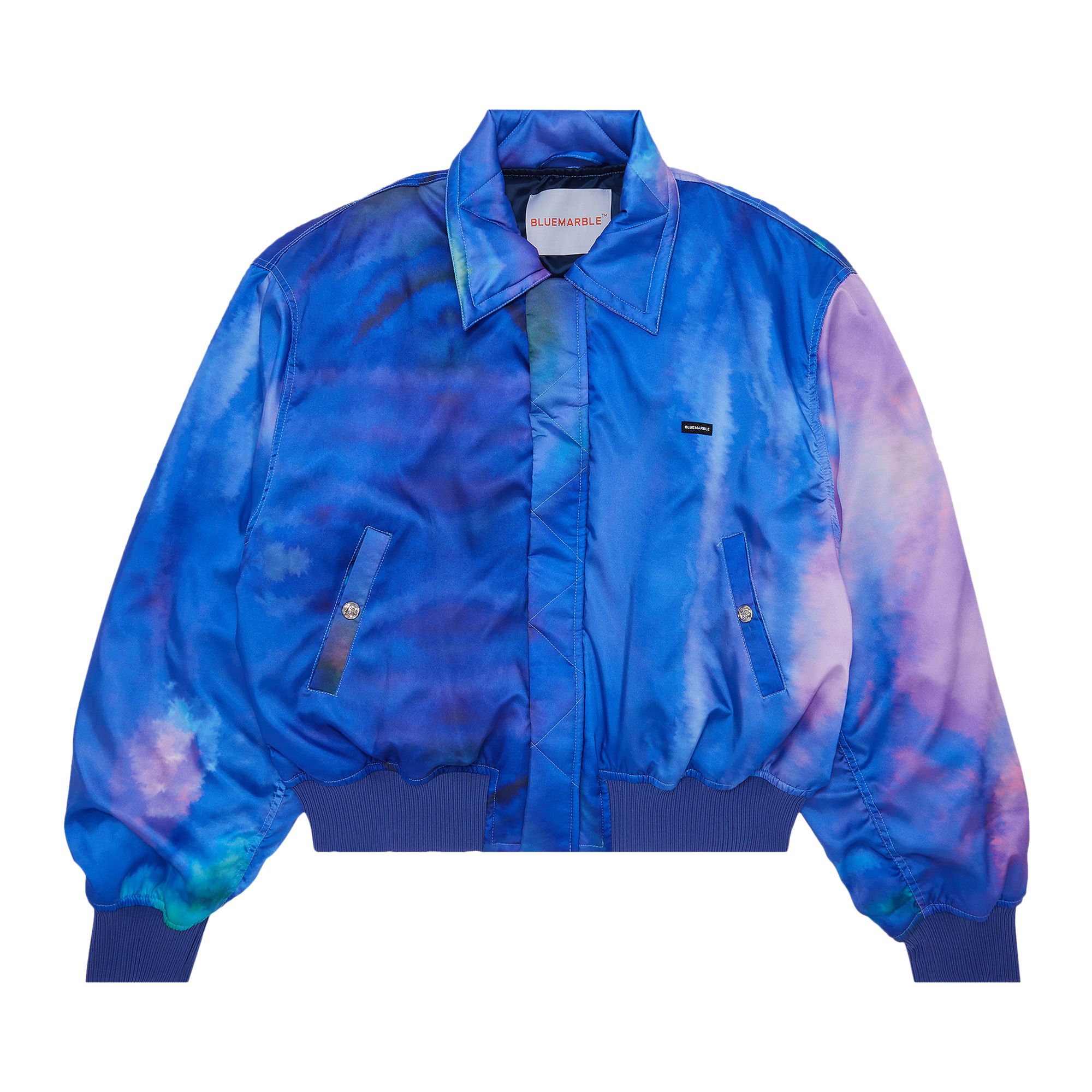 Pre-owned Bluemarble Bomber Jacket 'blue Dye' | Men's Size Xxl