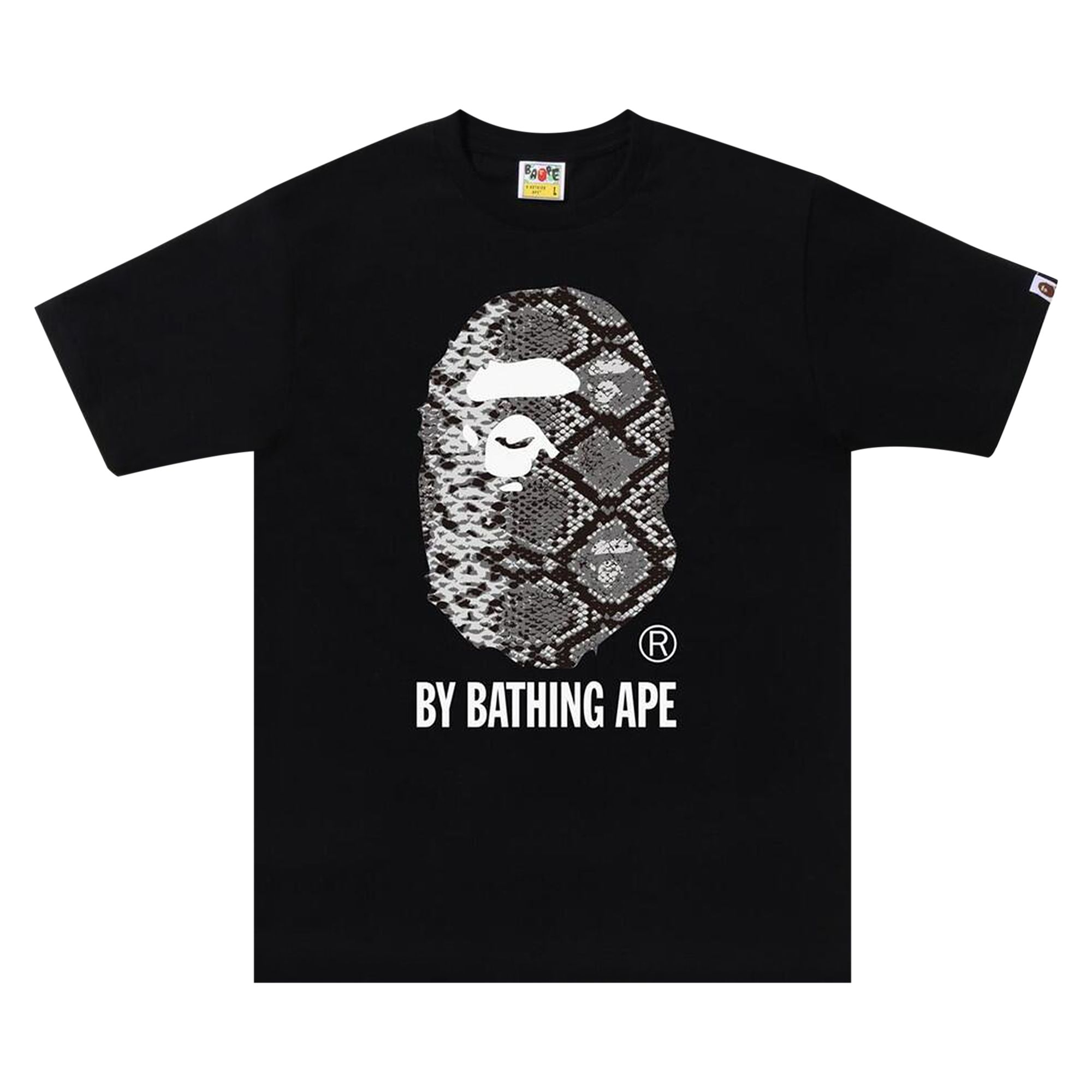 Pre-owned Bape Snake By Bathing Ape Tee 'black/grey' | Men's Size M