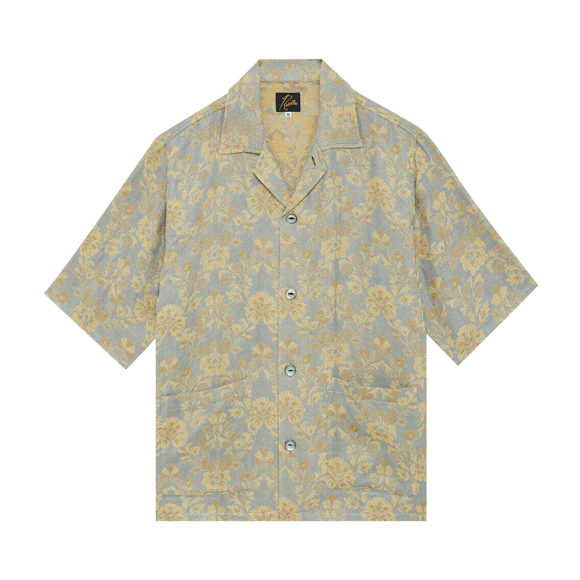 Pre-owned Needles Jacquard Cabana Shirt 'grey' | Men's Size S
