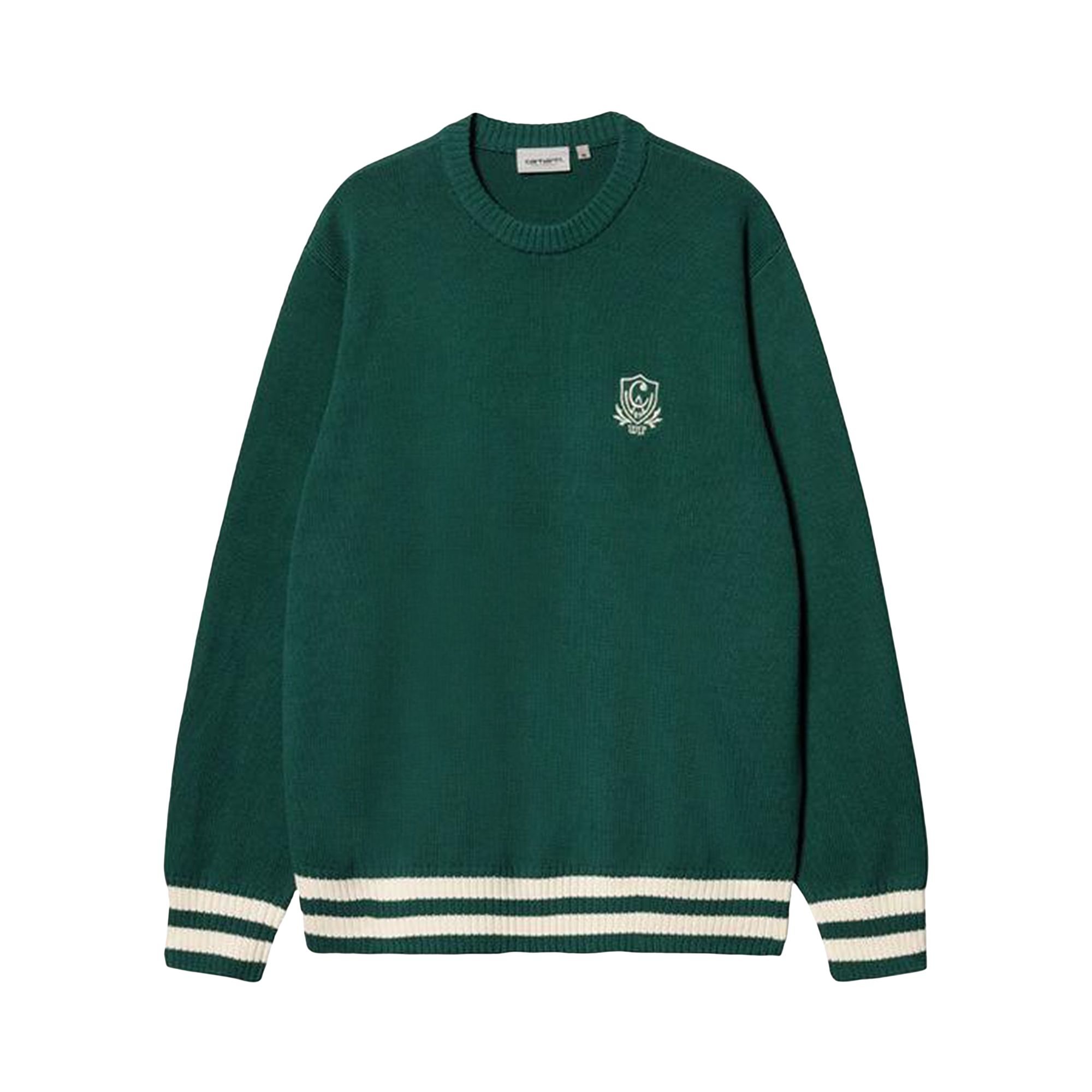Pre-owned Carhartt Wip Cambridge Sweater 'chervil' | Green | Men's Size L