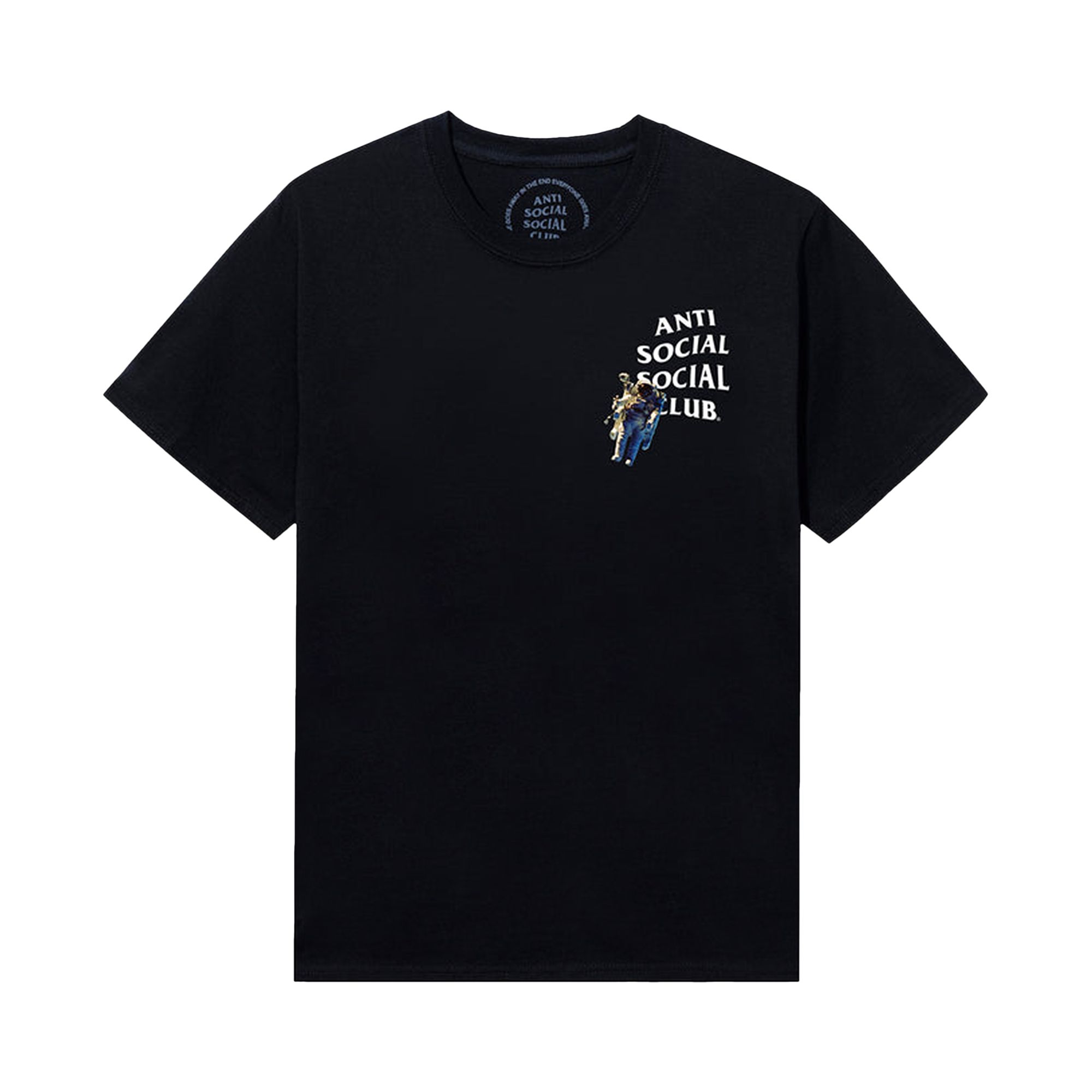 Pre-owned Anti Social Social Club Solar Flare Tee 'black' | Men's Size L
