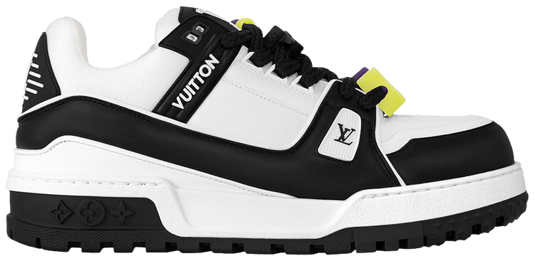 Louis Vuitton Trainer Maxi Sneaker Black White