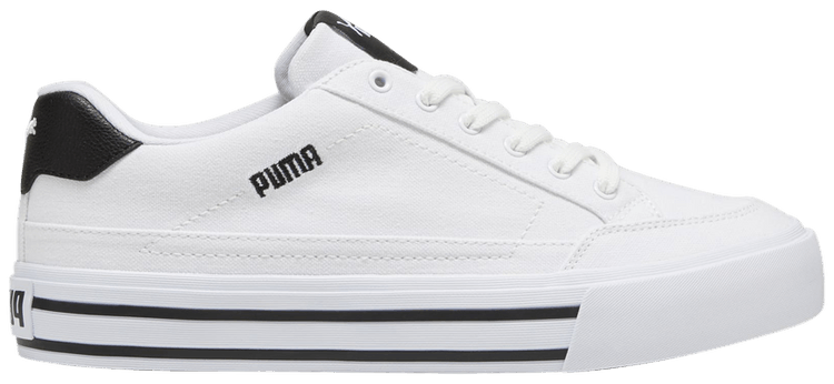 Buy Puma Court Classic Vulc 'White Black' - 395020 02 | GOAT