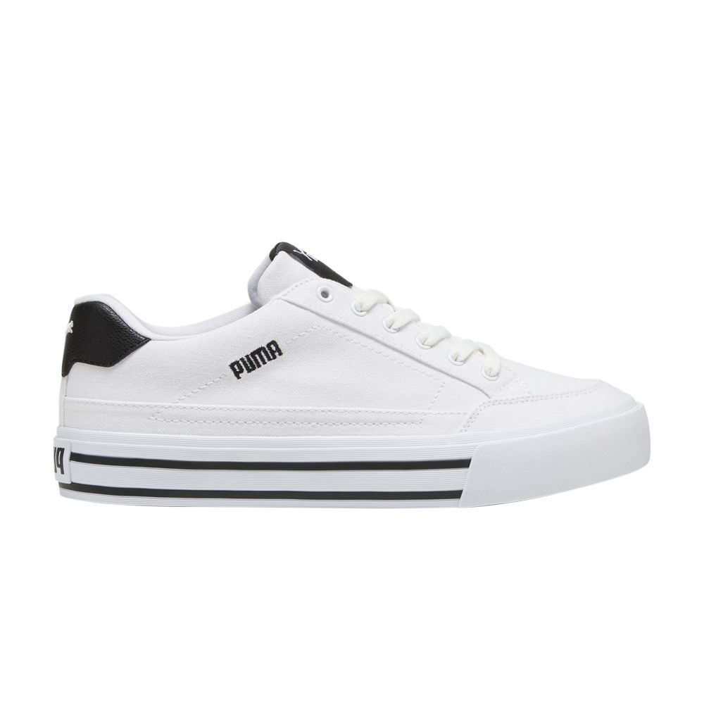 Puma Court Classic Vulc 'White Black' | Men's Size 13 - 395020-02