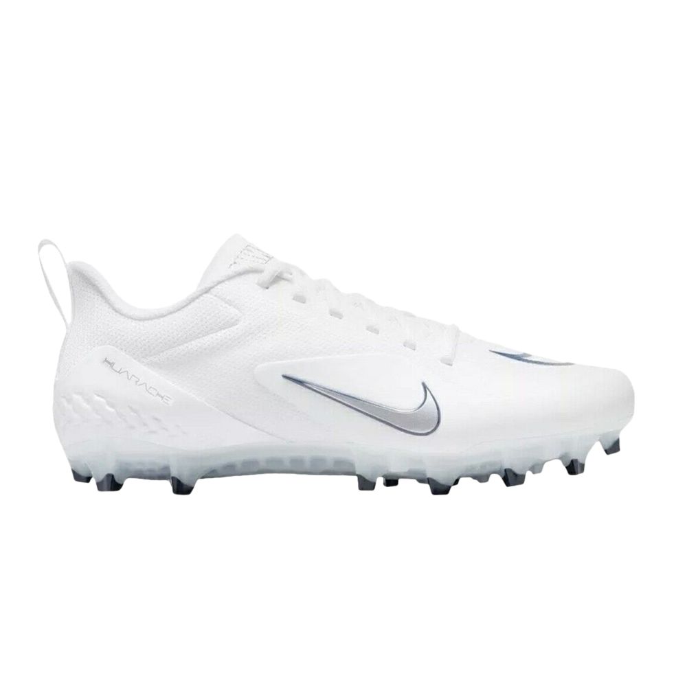Nike Alpha Huarache 8 Pro LAX 'White Metallic Silver' | Men's Size 14 - CW4446-101