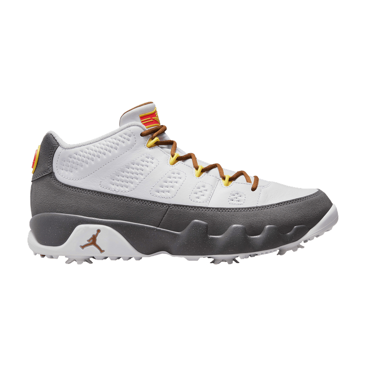 Retro 9 gold and white on sale