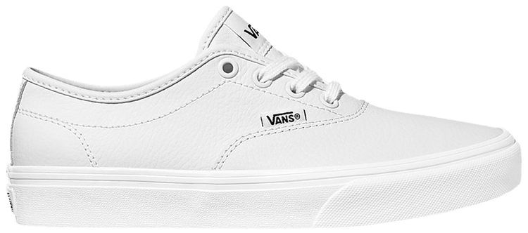 Vans Wmns Doheny Decon Tumbled Leather   White