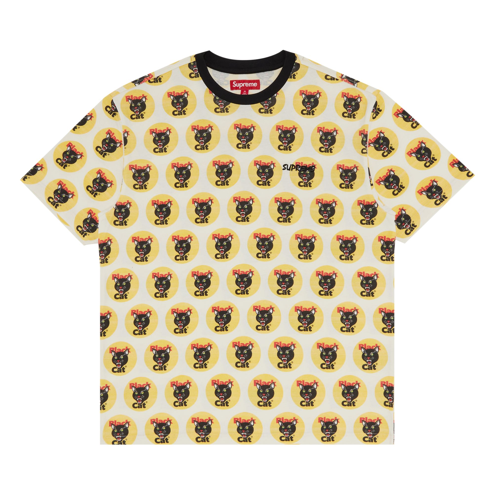 Pre-owned Supreme Black Cat Short-sleeve Top 'multicolor' In Multi-color