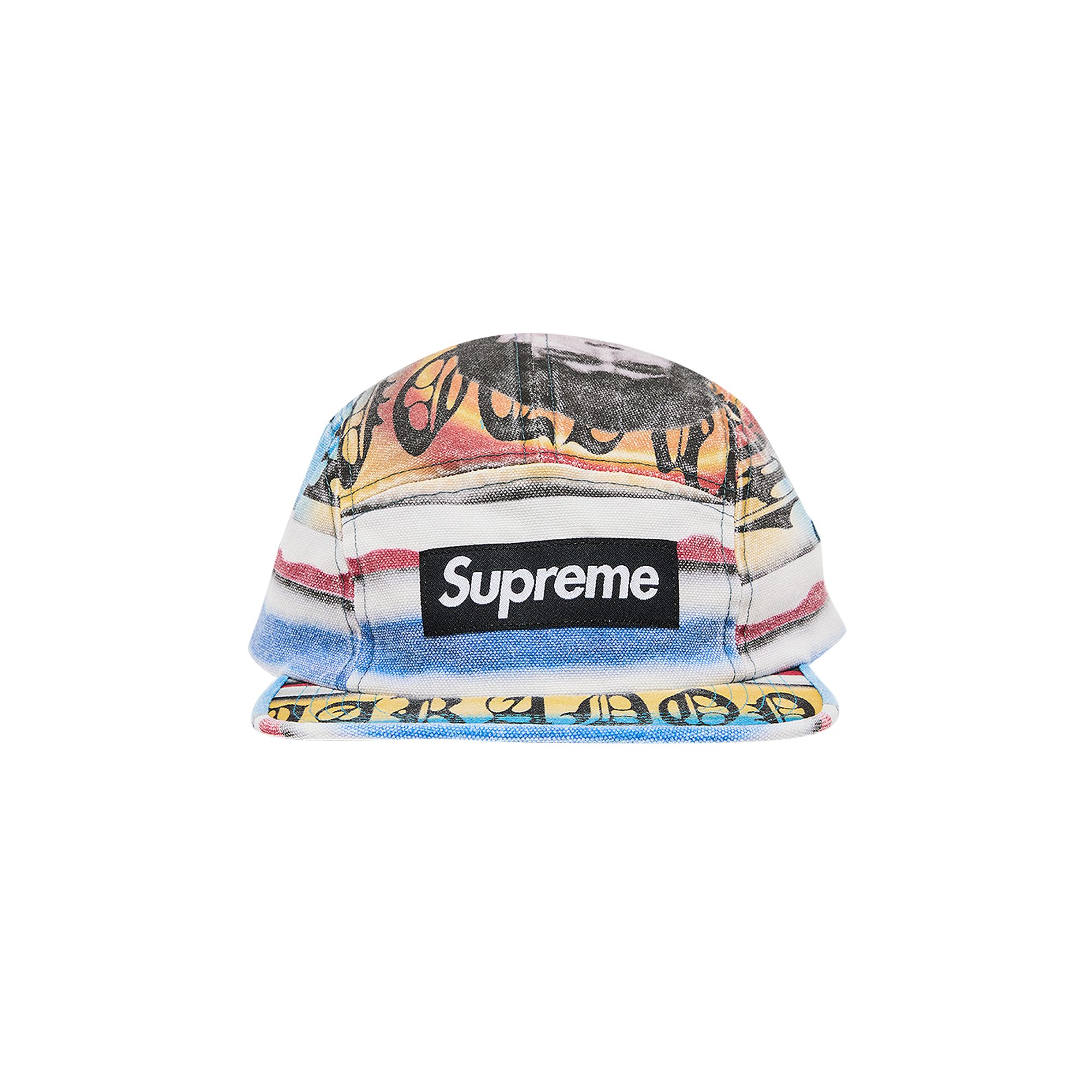 Pre-owned Supreme Maradona Camp Cap 'multicolor' In Multi-color