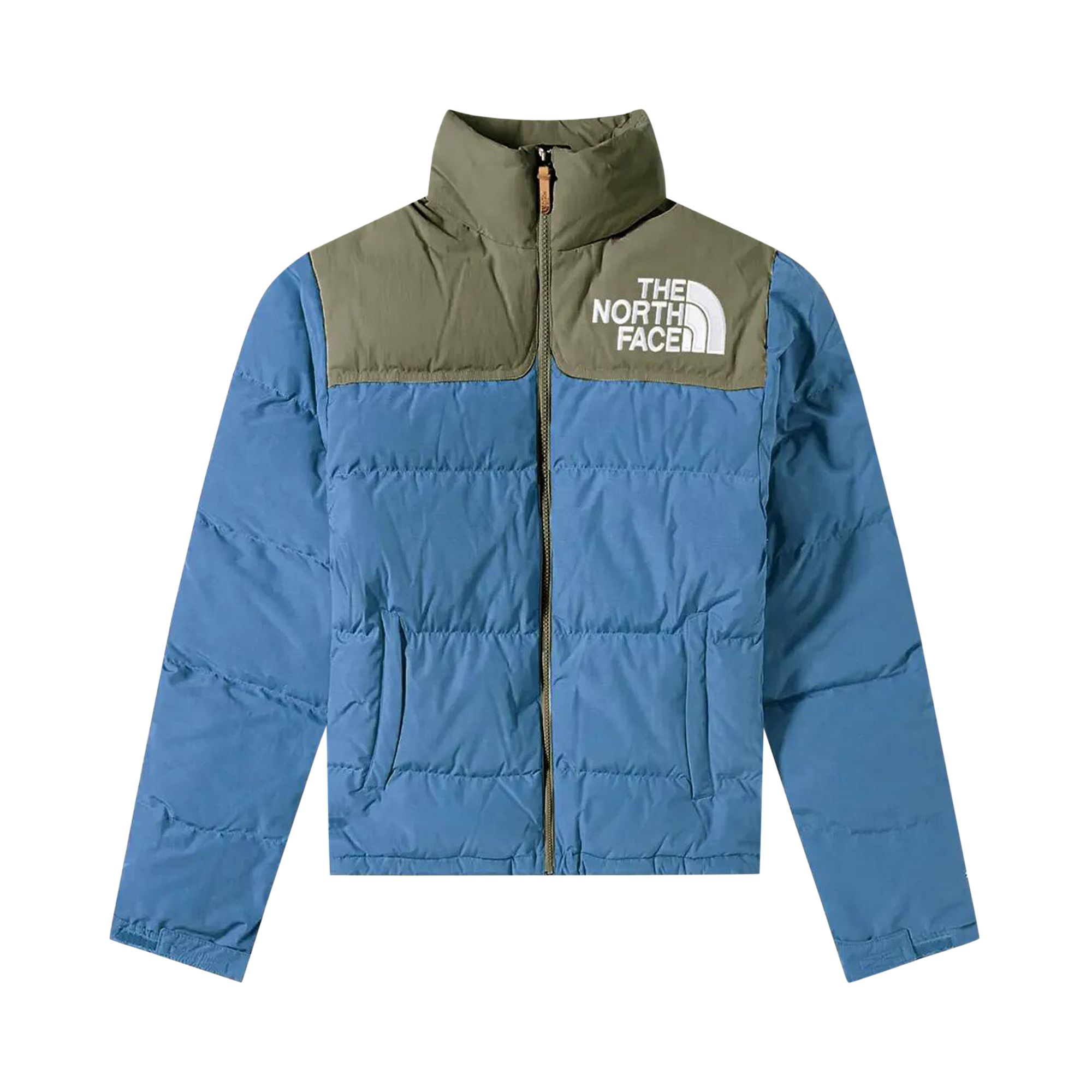 Pre-owned The North Face 92 Low-fi Hi-tek Nuptse Jacket 'shady Blue/new Taupe Green'