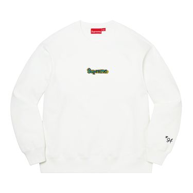 Supreme Gonz Logo Crewneck 'White' | Men's Size XL