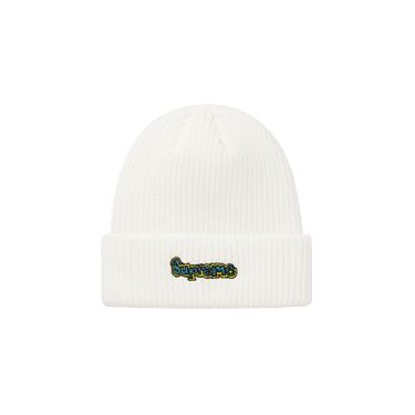 Supreme Gonz Logo Beanie 'White' | Men's Size Onesize