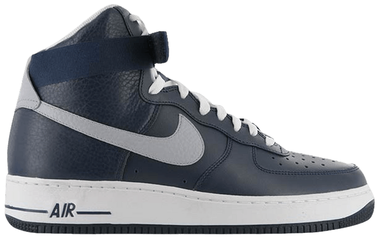Nike air force 1 high '07 obsidian / wolf grey - white deals