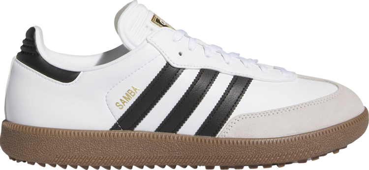 Samba Spikeless Golf White Black Gum