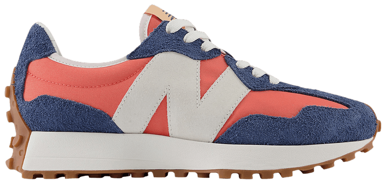 New Balance Wmns 327 Vintage Indigo Gulf Red