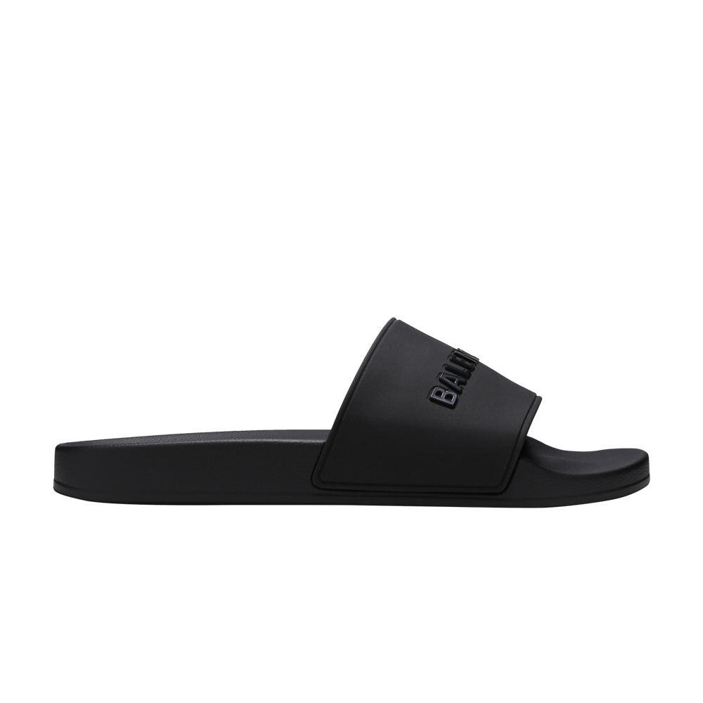 Pre-owned Balenciaga Pool Slides 'black' | Men's Size 40