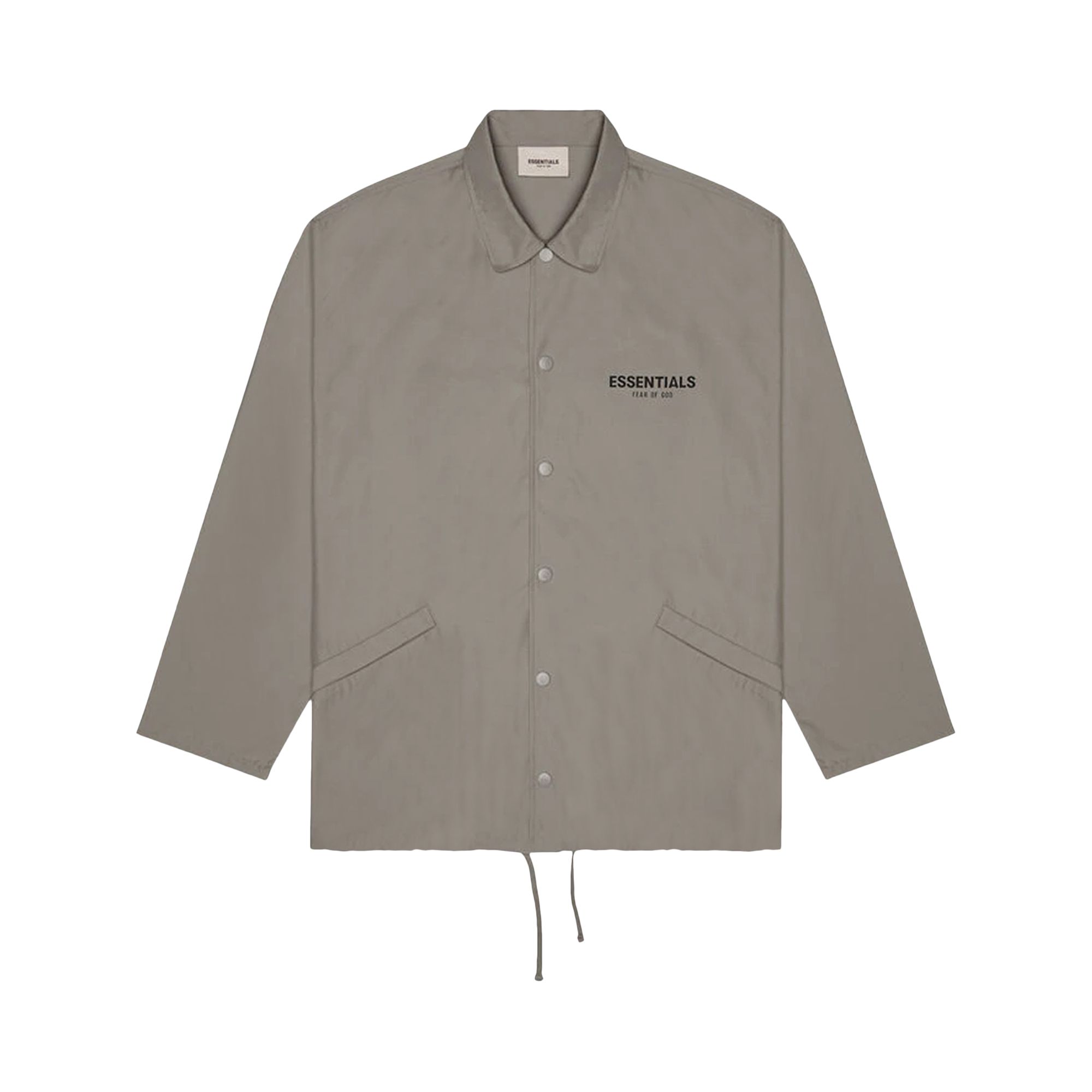 Fear of God Essentials Coach Jacket 'Cement' | Grey | Men's Size S