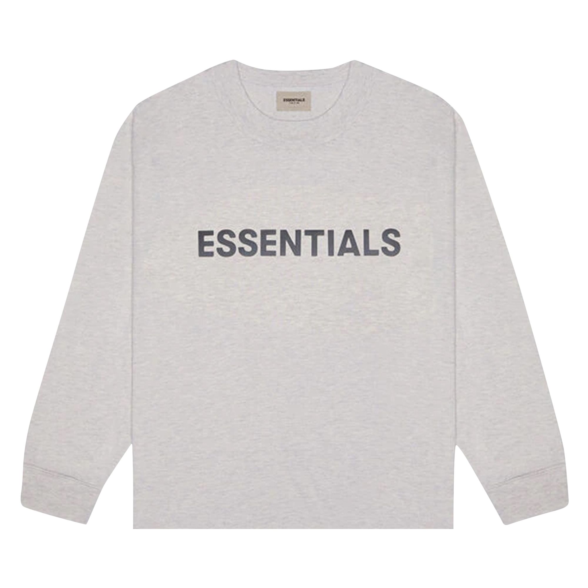 Fear of God Essentials Long-Sleeve T-Shirt 'Oatmeal' | Grey | Men's Size XS