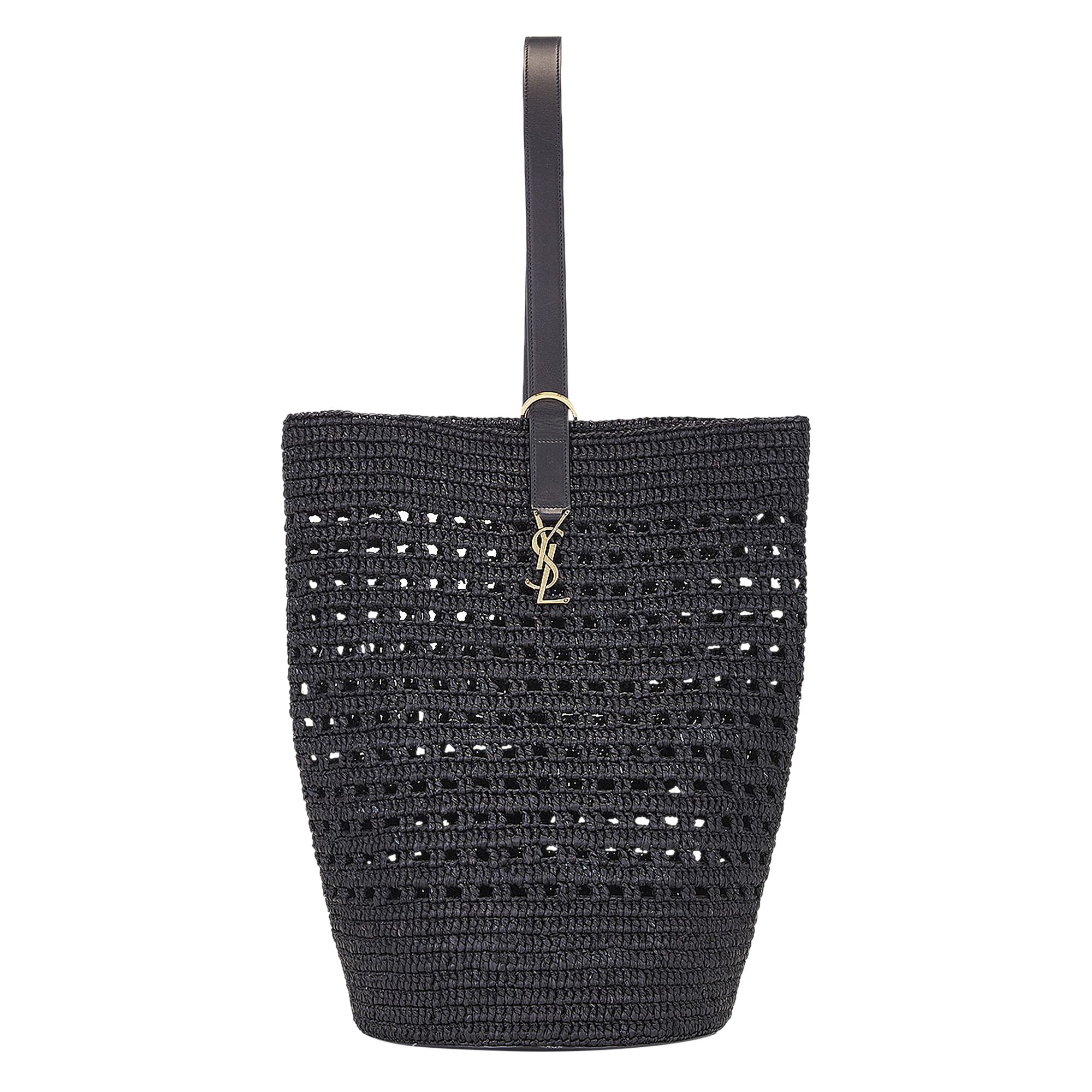Saint Laurent Large Cécile Bucket Bag 'Noir' | Black | Women's Size Onesize