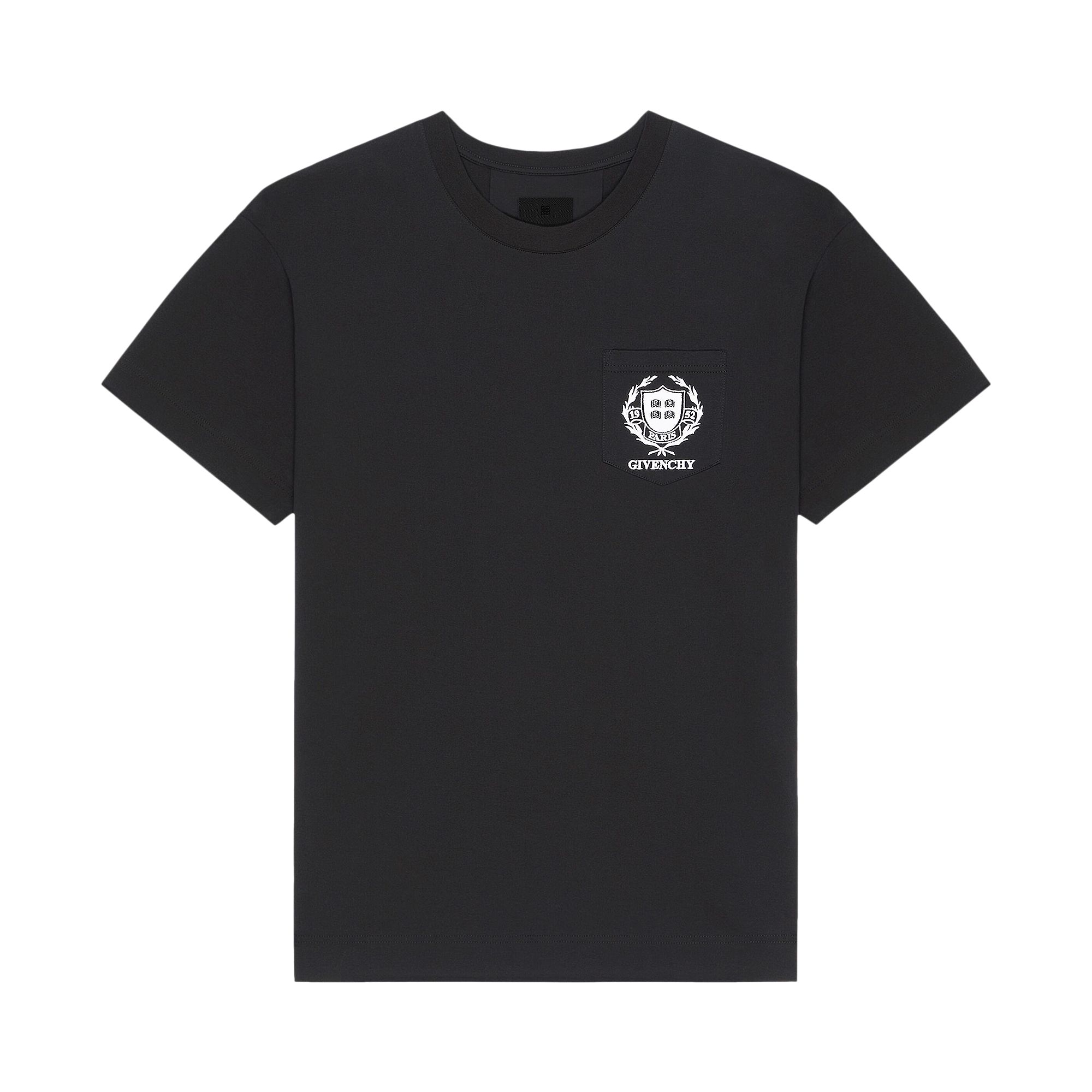 Givenchy Crest Logo T-Shirt 'Black' | Men's Size M