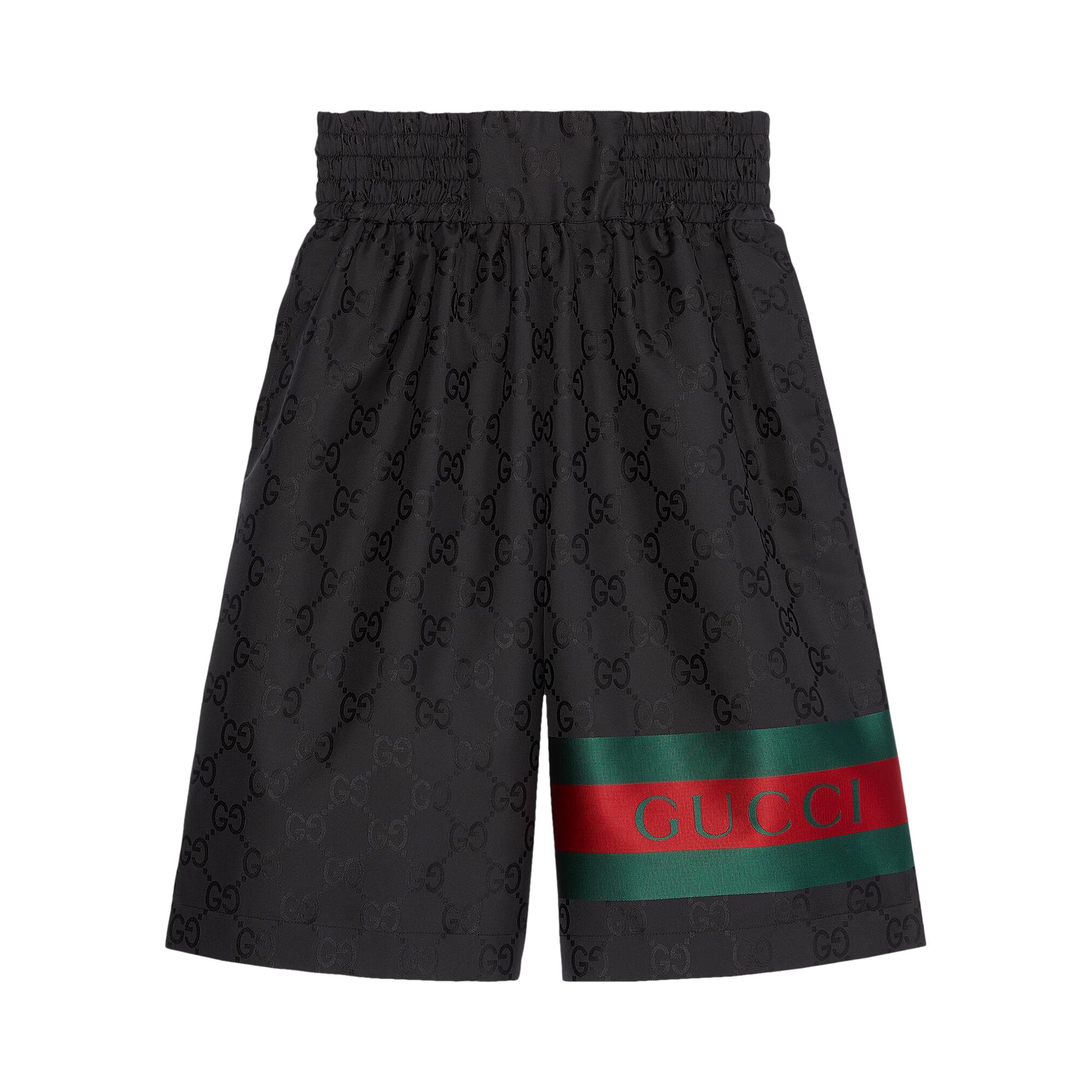 Pre-owned Gucci Jacquard Shorts 'black' | Men's Size 48